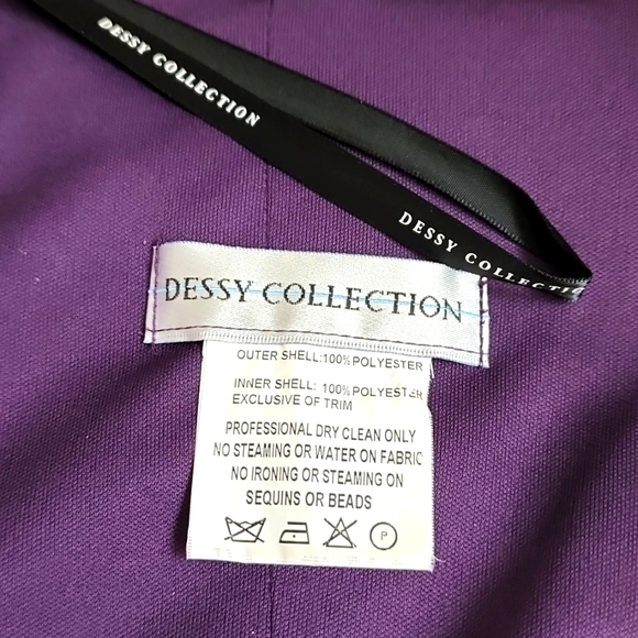 Bridesmaid Prom Strapless Purple Gown Wedding Prom - Picture 8 of 8